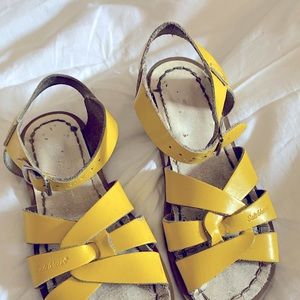 Yellow Saltwater Sandals